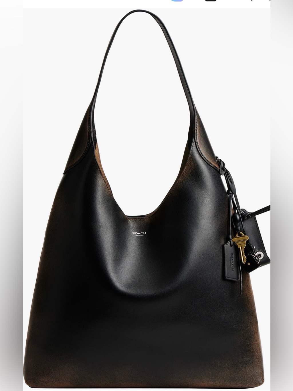 New Coach Brooklyn 39 Loved Leather W Charms. (W Tags/Original Packaging)